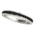 thumbnail image 1 of Aonejewelry 14K White Gold 0.50 Ct. Ttw Black Diamond Channel Set Wedding Band, 1 of 3