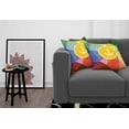 thumbnail image 3 of Ambesonne Colorful Throw Pillow Cover 2 Pack, Holiday Sailor Summer, 16", Multicolor, 3 of 5