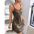 thumbnail image 1 of Ropa de dormir de seda satinada de imitación para mujer, camisones con estampado Floral, vestidos de dormir, lencería Sexy, ropa de casa, bata para el hogar, 1 of 4