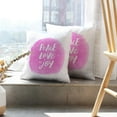 thumbnail image 6 of LALILO Throw Pillow Covers Peace Love Joy Trendy Brush Lettering Cushion Cover 18" x 18", 986 Pack, 6 of 6