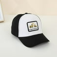 thumbnail image 2 of oqasdz Kids Child Cartoon Excavator Print Baseball Cap Color Block Adjustable Sun Hat for Boys and Girls, Size 2-8 Years, 2 of 3