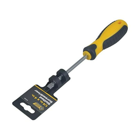 

Steel Grip 2796399 0.25 S x 4 in. Slotted Screwdriver