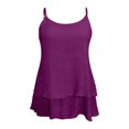 thumbnail image 5 of Fashion Layered Camisole Tank Top for Women Adjustable Spaghetti Strap Sleeveless Casual Wear for Summer RD2 XXXXXL, 5 of 5