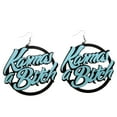 thumbnail image 1 of Punk Style Stud Ears Dangle Charming Ornaments Blue, 1 of 6