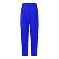 thumbnail image 4 of Women's Wide Leg Sweatpants Fleece Lined Baggy Straight Leg Lounge Pants Fall Outfits Athletic Joggers with Pockets 2025 Royal Blue L, 4 of 5