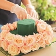 thumbnail image 3 of Happon 2 Pcs Floral Foam, Wet and Dry Floral Foam Blocks Flower Arrangement Kit for Fresh or Silk Artificial Flowers (Green), 3 of 7