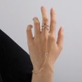thumbnail image 5 of Pulseras para mujer, regalos para mujer, pulsera con lazo de cristal para mujer, brazalete para San Valentín, boda, novia, un pendiente., 5 of 5