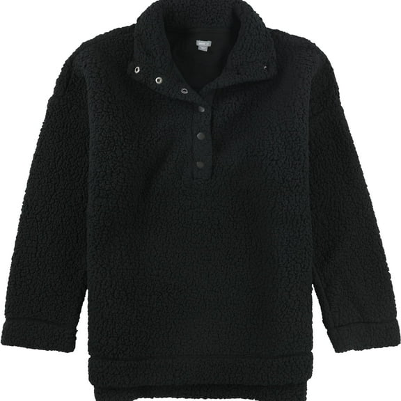 American Eagle Womens Solid Sweatshirt, Black, Small