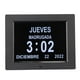 thumbnail image 5 of Reloj Despertador con Calendario Digital Reloj Electrónico de 8 Pulgadas para Personas con Problemas de Visión Ancianos Reloj con Pérdida de Memoria Negro, 5 of 8