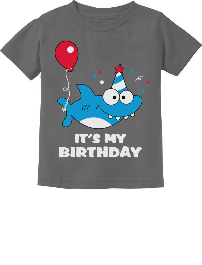 Birthday Boy or Girl Shark Shirt 1st 2nd Birthday Outfit Infant Kids T-Shirt