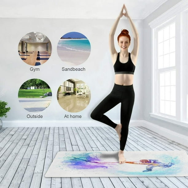 Spongy yoga online mat