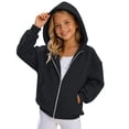 thumbnail image 2 of Yutgune Kids Zip Up Hoodie for Boys Girls, Full Zip Long Sleeve Hooded Sweatshirt Jacket with Pocket, Casual Fall Outerwear, 2 of 9