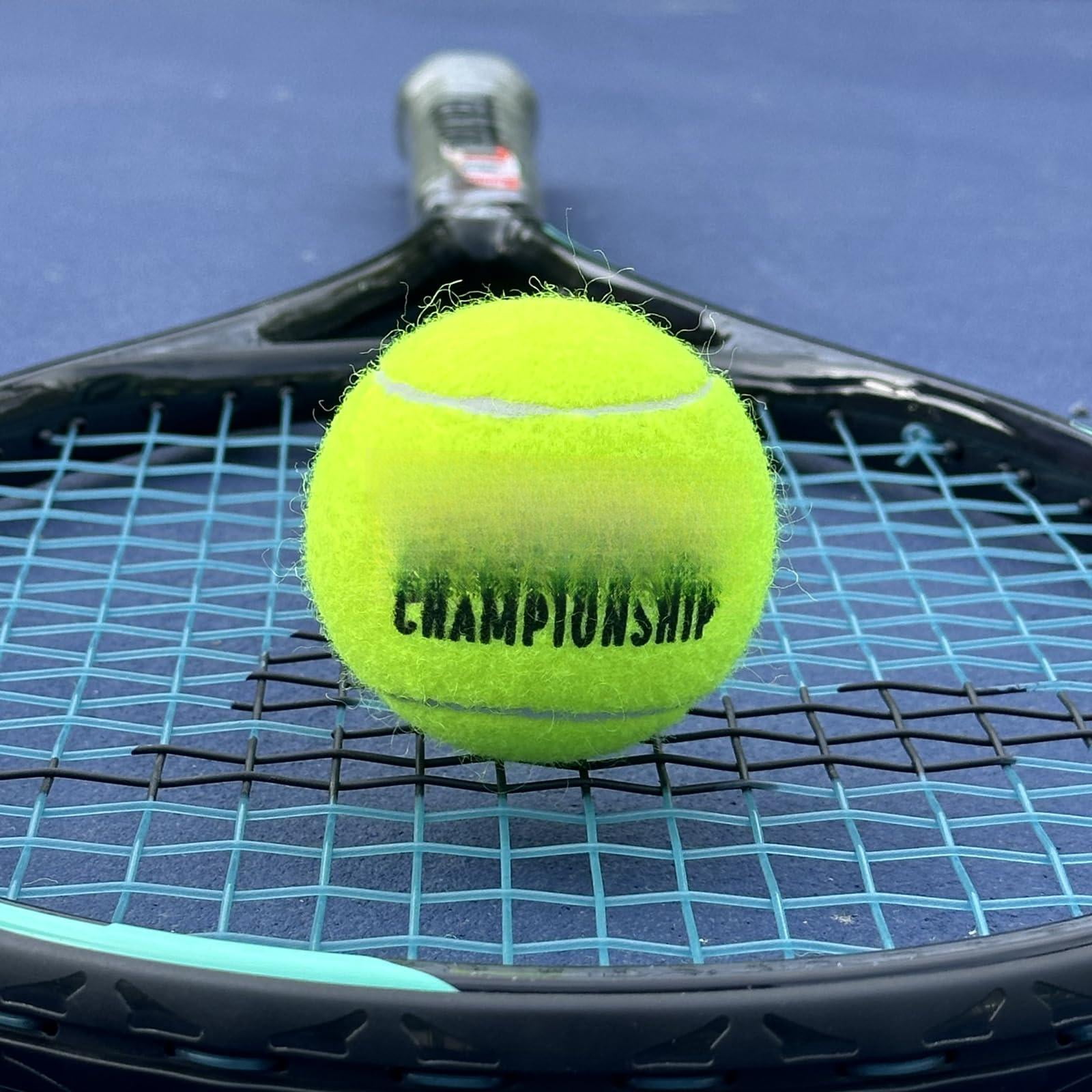 Championship Tennis Balls - Extra Duty Regular Felt Pressurized