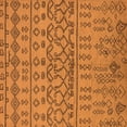 thumbnail image 1 of Ahgly Company Indoor Square Solid Orange Modern Area Rugs, 3' Square, 1 of 4