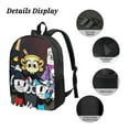 thumbnail image 3 of Cuphead Backpack, Large Capacity 17 Inch Laptop Backpack, Durable Casual Daypack, Water Resistant, 17.3x12.2x5.5 Inch, 3 of 8