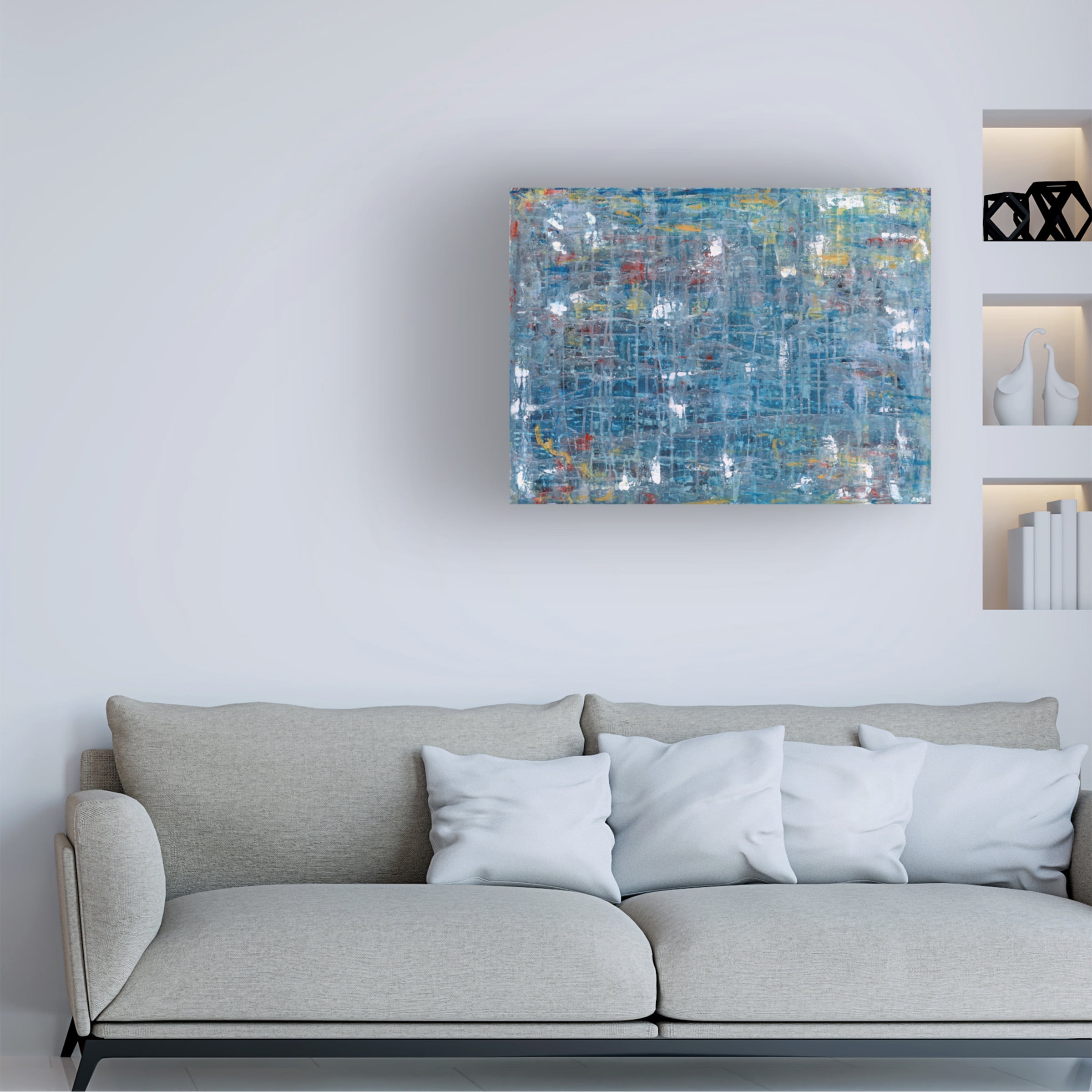 Sona 'Aquarius' Canvas Art