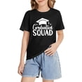 thumbnail image 4 of Graduation 𝐒quad T-Shirt Boys Girls School Day Graduation Family Shirts Class of 2026 Senior Tshirts Youth Basketball Tops, 4 of 6