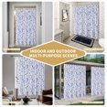 thumbnail image 5 of Blue Wildflowers Shower Curtain - Water Repellent Fabric Shower Curtains Washable, Chic Floral Classic Botanical Decorative Polyester Cloth Bathroom Curtains Modern Bath Decor 36"x72", 5 of 8