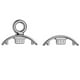 thumbnail image 1 of Conectores Correa Reloj Ygjytge Metal Band 8 Plateado 2PCS, 1 of 9