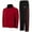 Black-Collar-Red, variant on Notus Men’s Track Suits Set 2 Piece sweatsuits 2-piece set Jogger suit for men jogging suits for men 2 piece Sweatpants Sweat Suits Collar fleece tracksuit Black Red L