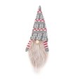 thumbnail image 2 of Kearding Cubierta de botella de vino de Navidad sin rostro anciano tejido manga rayas sombrero Navidad Toppers hogar comedor fiesta boda Kits de decoración para fiestas Gris Kearding HA068078-02, 2 of 6