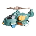 thumbnail image 2 of HKEJIAOI Transformer Helicopter, Inertial Collision Deformation Airplane Toy Turned Into A Robot Plane for Birthday Christmas Gift for Kids, 2 of 4