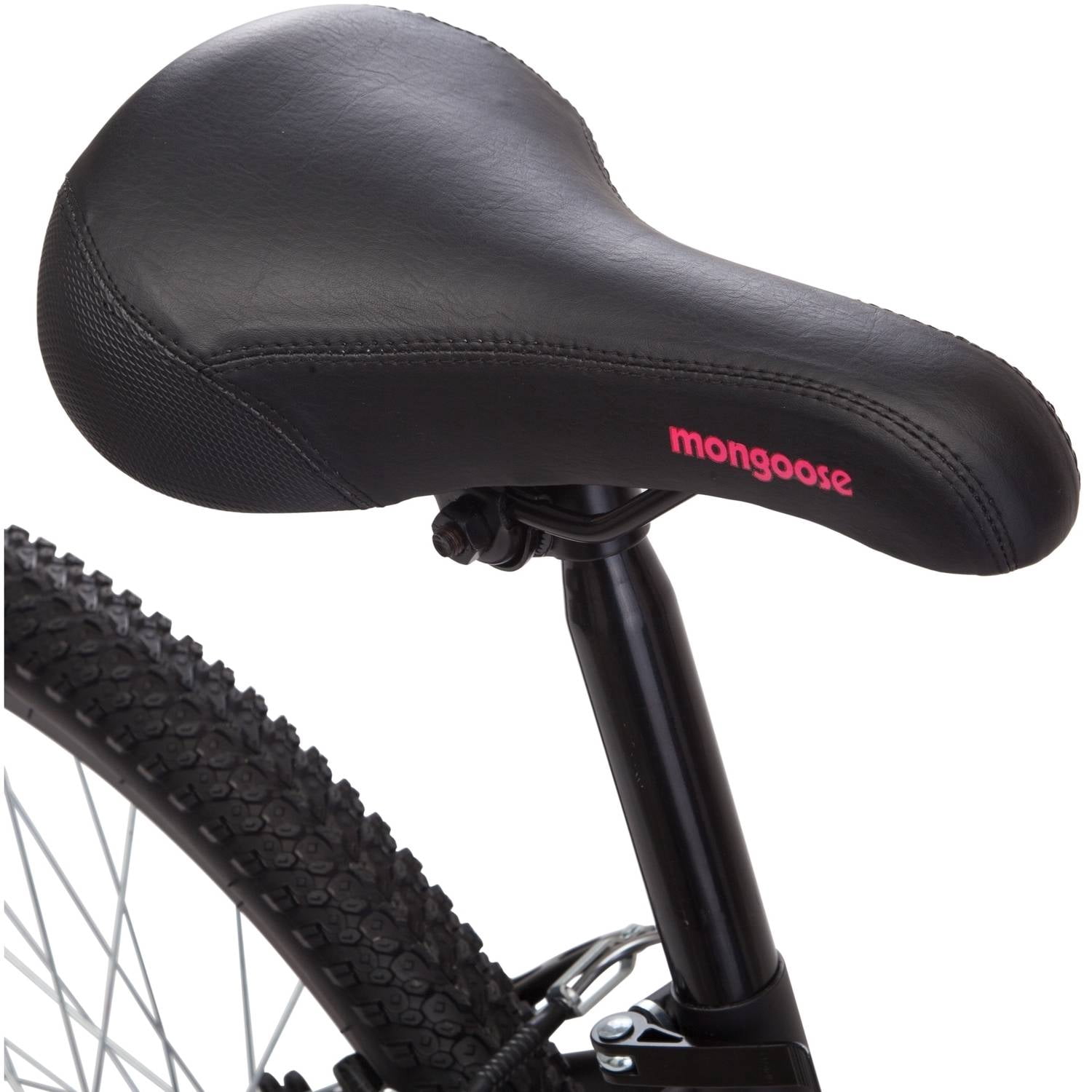 Mongoose Girls' 24" Excursion Mountain Bike, Black
