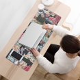 thumbnail image 3 of Long Mouse Pads for Desk,Pioneer Flower Floral Print Pattern Desk Mats on Top Of Desks, Desk Mouse Pad Extra Large with 3mm Non-Slip Base and Stitched Edge for Gaming,Office,Work,Home 31.5"x11.8", 3 of 6