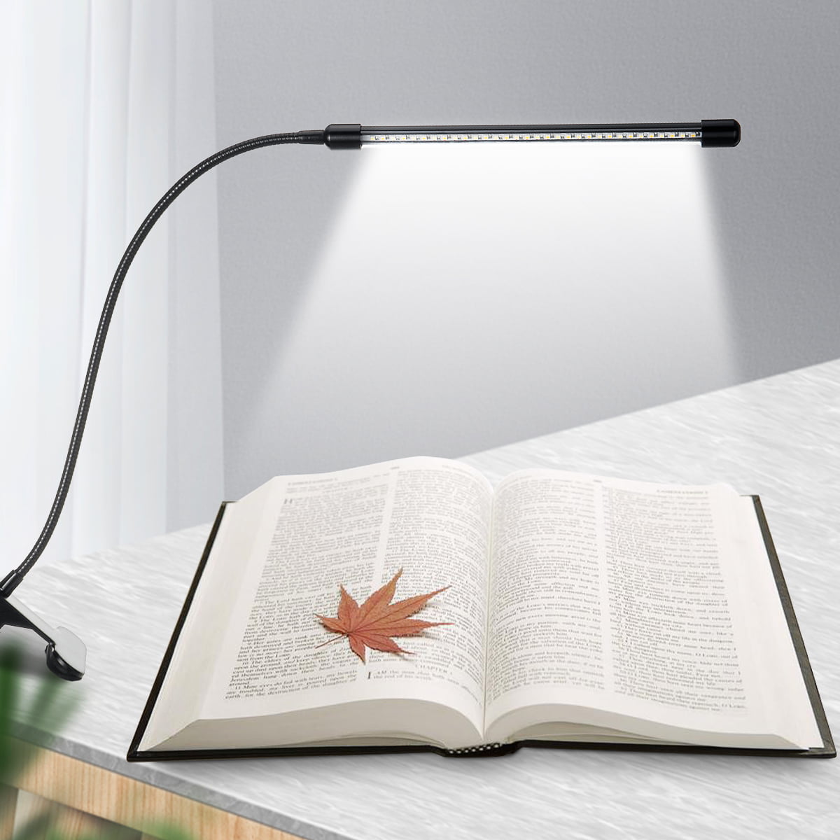 Dimmable Flexible 3 Modes USB LED Table Lamp Desk Light for Study Reading Home 
