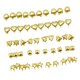 thumbnail image 4 of Claw Beads Nailhead Prendas Accesorios Punk Spikes dorado Macarena mini uñas, 4 of 8