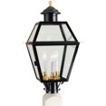 thumbnail image 2 of NORWELL 2235-BL-CL Lexington Post Lamp, Large, Black Finish, 2 of 2