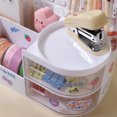 thumbnail image 1 of Baohd Japanese-style Desktop Pen Holder Cute Multi-functional Drawer Stationery Organizer Box Container Professional Japanese-style Pencil Case Student for Office Supplies Blue L, 1 of 9