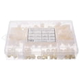 thumbnail image 1 of Miangastore 150 Pcs Manchon de Vis en Nylon Rond Kit d'Assortiment de Vis et Écrou, 1 of 8