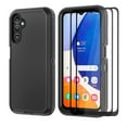thumbnail image 1 of Aggxpf Galaxy A14 5g Case with Tempered Screen Protector (2 Pack), Heavy Duty Protective Phone Case, Shockproof Phone Cover for Galaxy A14 5G, Black, 1 of 5