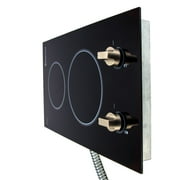 Magic Chef 12-In. 120V Built-In Electric Radiant 2-Burner Cooktop