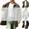 thumbnail image 3 of Bxsruta Mens Mid Length Trench Coat Plaid Lined Casual Outerwear Windbreaker with Pockets, 3 of 8