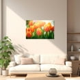 thumbnail image 4 of ZHONGYUTONG Tulip Wall Art Canvas Flower Pictures Wall Decor Elegant Floral Painting Print for Bathroom Living Room Decor Framed (12.00" x 18.00"), 4 of 5