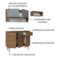thumbnail image 4 of Cocina Integral Compacta Modular Madesa Emilly 165cm Marrón/Gris, 4 of 5