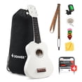 thumbnail image 1 of Ukelele Donner Soprano de 21 pulgadas para principiantes con kit y lecciones, 1 of 9