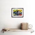thumbnail image 2 of Graffiti Mural Paralimni Secondary Cyprus Framed Wall Art Print, 2 of 5
