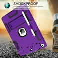 thumbnail image 2 of BENTOBEN iPad 9/8/7th Generation Case with Pencil Holder, Case for iPad 2021/2020/2019 10.2",Deep Purple, 2 of 5