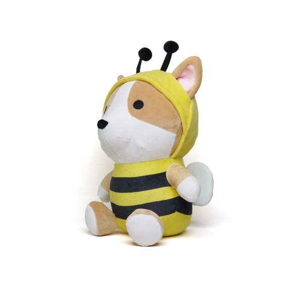 Avocatt Corgi Bee Plush Toy - 10 Inches Bumble Bee Plushie Stuffed Animal - Hug and Cuddle with Squishy Soft Fabric and Stuffing