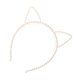 thumbnail image 3 of Cosmetic Ball Resin Pearl Ear Shape Hair Women Decoration Use Elegant Style Hair Clip(Beige), 3 of 4