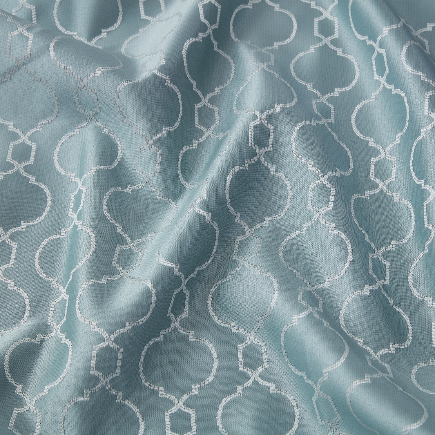 Franklin Moroccan Trellis 100% Complete Blackout Back Tab Curtain Panels