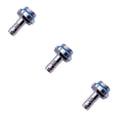 thumbnail image 3 of Wisewang 6 PCS Water Cooling Two-Touch Fitting G1/4 Thread Barb Connector for PC Water Cooling System Accessory for Tube Barb Fitting No.03 3Set, 3 of 6