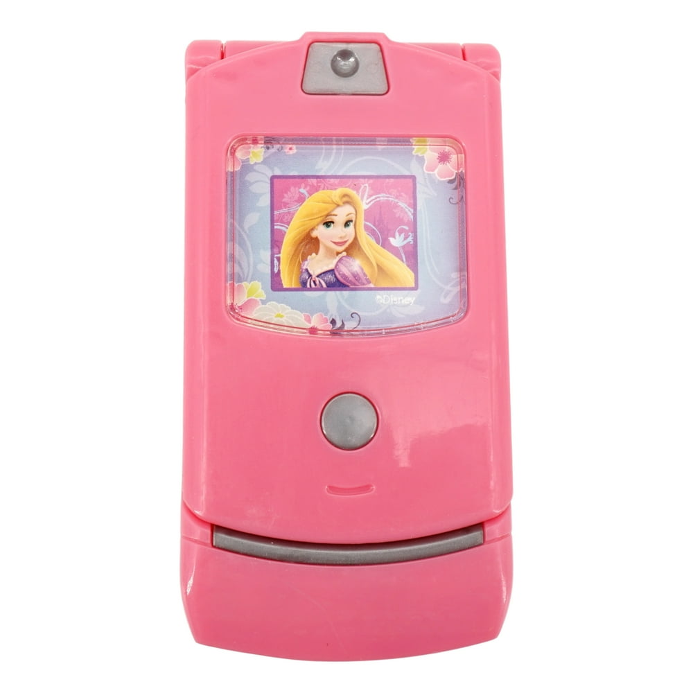 Toy Flip Phone (Princess, Pink) Pretend Play, Dialing Sounds, Toy