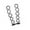 Black, variant on mtvxesu Hair Care Products 2Pcs Side Hair Styling French Braid Clip Stick DIY Bun Maker Tool Sale