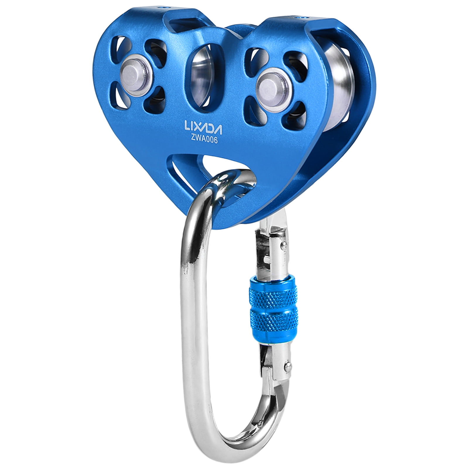 30KN/ 6700 Outdoor Double Pulley Zip Line Cable Trolley Outdoor Rock Climbing Rescue Dual Pulley U2013 Buy The Best Products In The Online Store