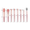 thumbnail image 3 of 8-Piece Portable Makeup Brush Set With Synthetic Fiber Bristles And Travel Bag, 3 of 9