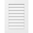 thumbnail image 2 of Ekena Millwork GVPVE26X1201SN Vertical Surface Mount PVC Gable Vent, 26 W Inch x 12 H Inch, Factory Primed White, 2 of 4